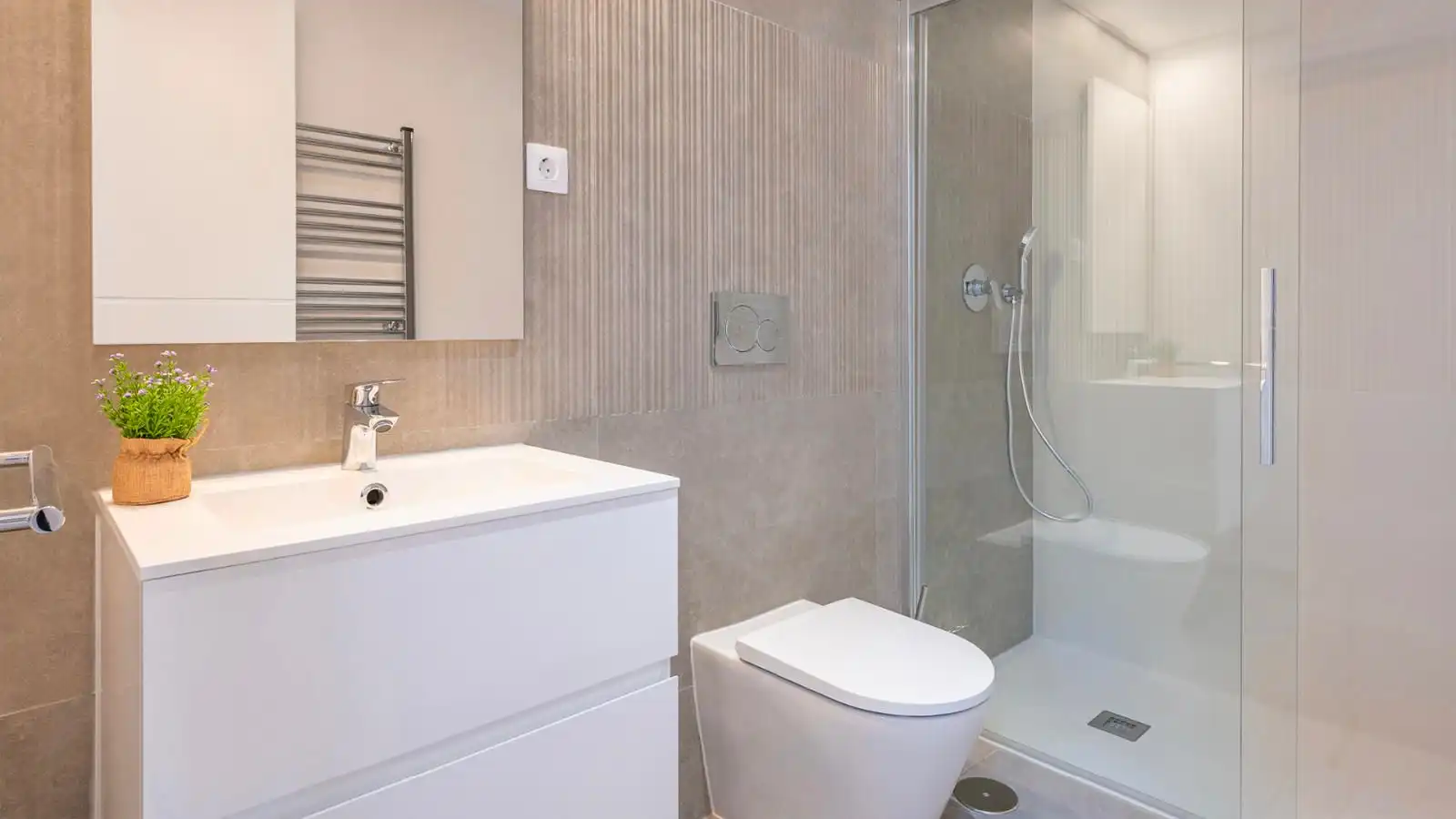 Baño de Casa o chalet en venta en Capdepera con Aire acondicionado, Calefacción y Jardín privado