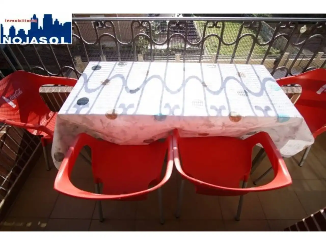 Terrace of Flat for rent in Noja  with Heating, Terrace and Furnished