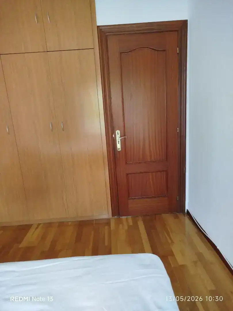 Bedroom of Flat for rent in Santander  with Private garden, Parquet flooring and Storage room