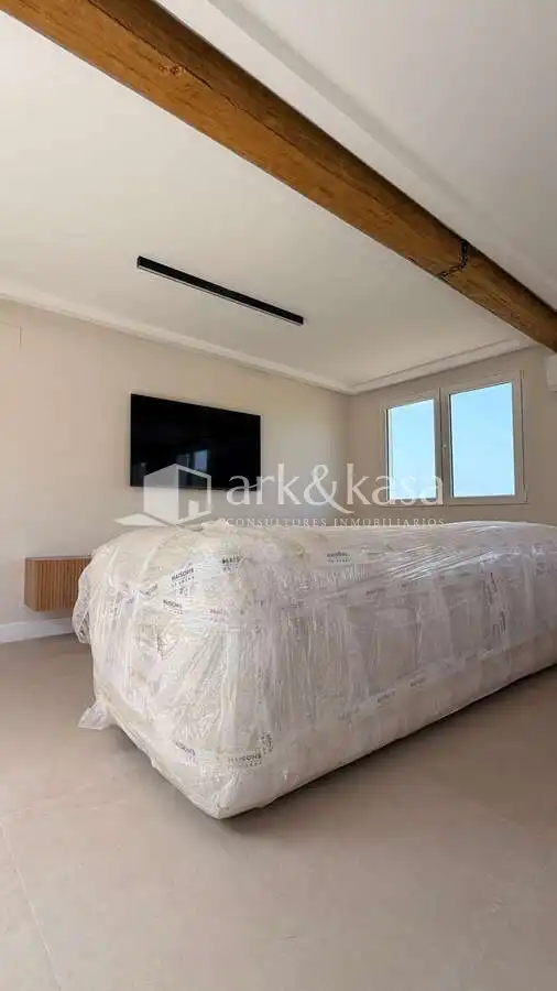 Dormitori de Casa o xalet de lloguer en Sagunto / Sagunt amb Aire condicionat, Jardí privat i Terrassa