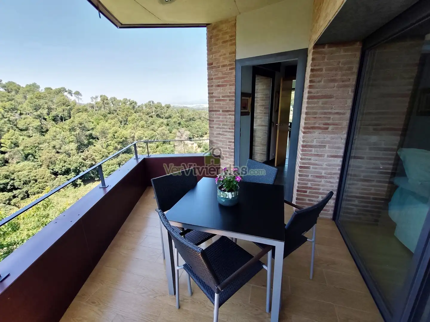 Terrassa de Casa o xalet en venda en Sant Cugat del Vallès amb Aire condicionat, Calefacció i Jardí privat