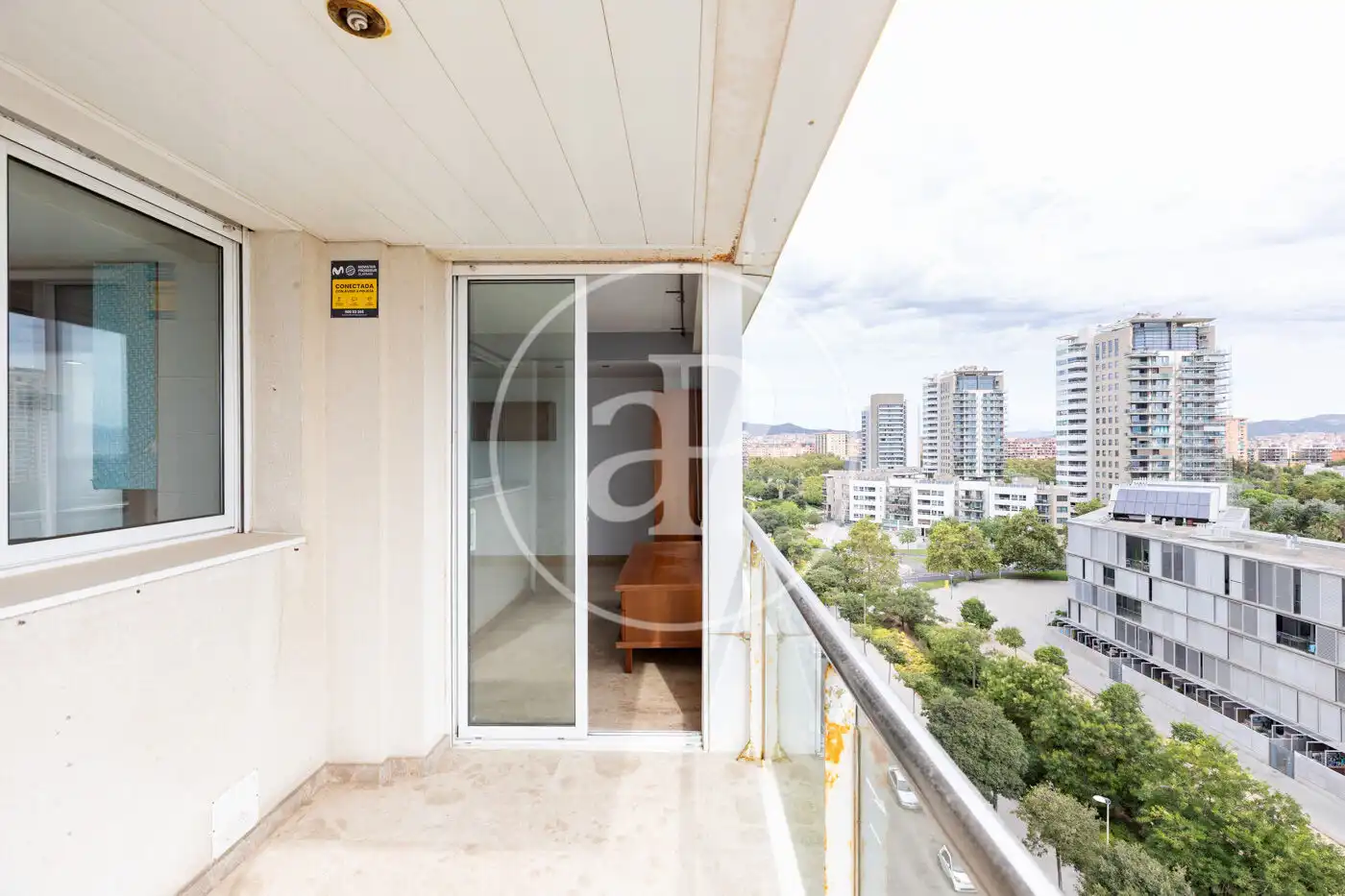 Balcony of Flat for sale in Barcelona  with Air Conditioner, Heating and Terrace