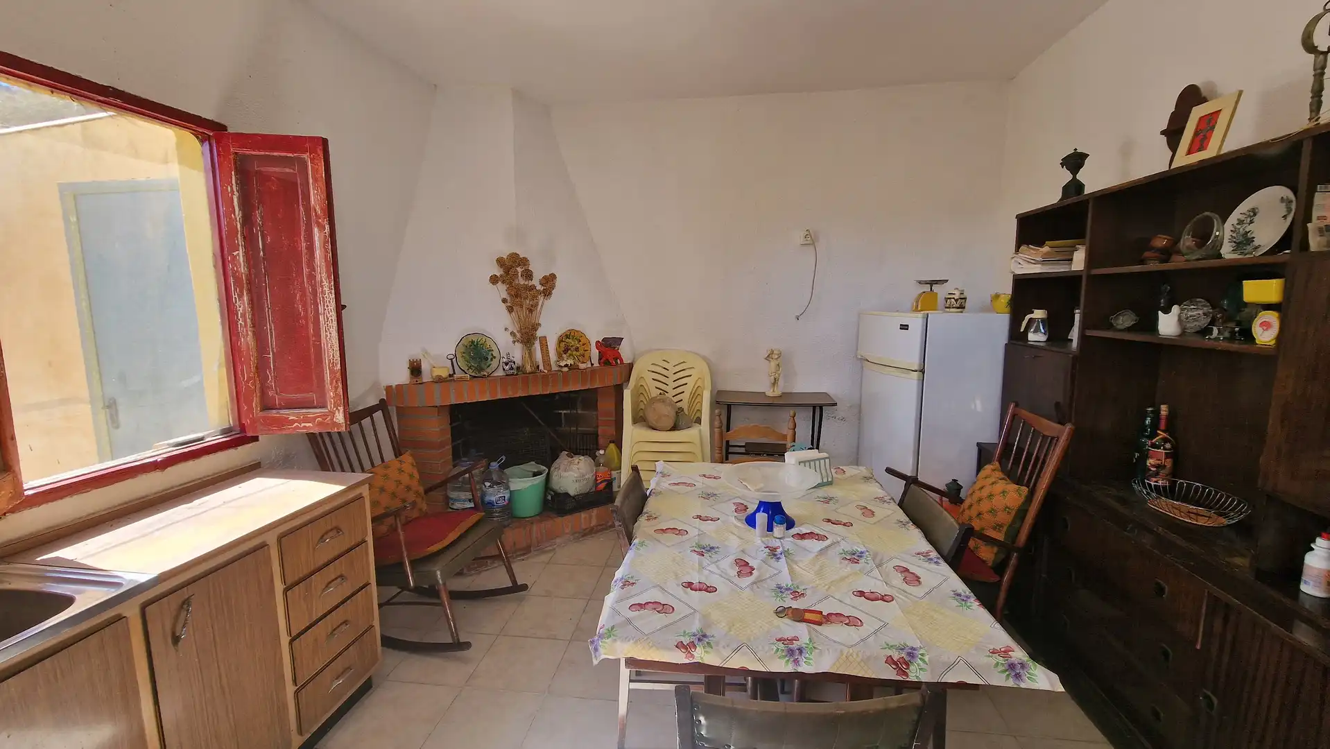 Cuina de Finca rústica en venda en Canjáyar amb Jardí privat, Terrassa i Traster