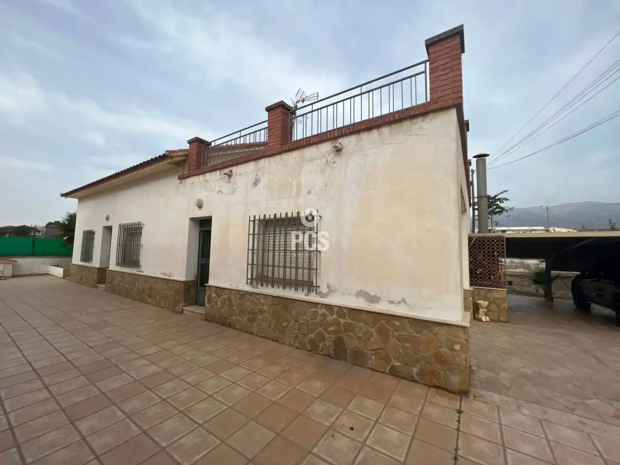 Vista exterior de Casa o chalet en venta en Lorca con Aire acondicionado, Jardín privado y Terraza