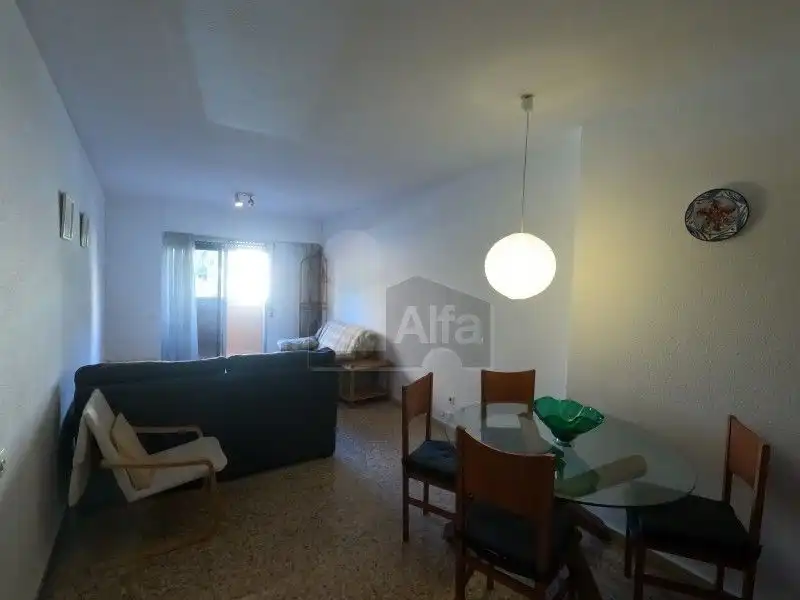 Wohnzimmer von Wohnung zur Miete in Valencia mit Klimaanlage, Möbliert und Ofen