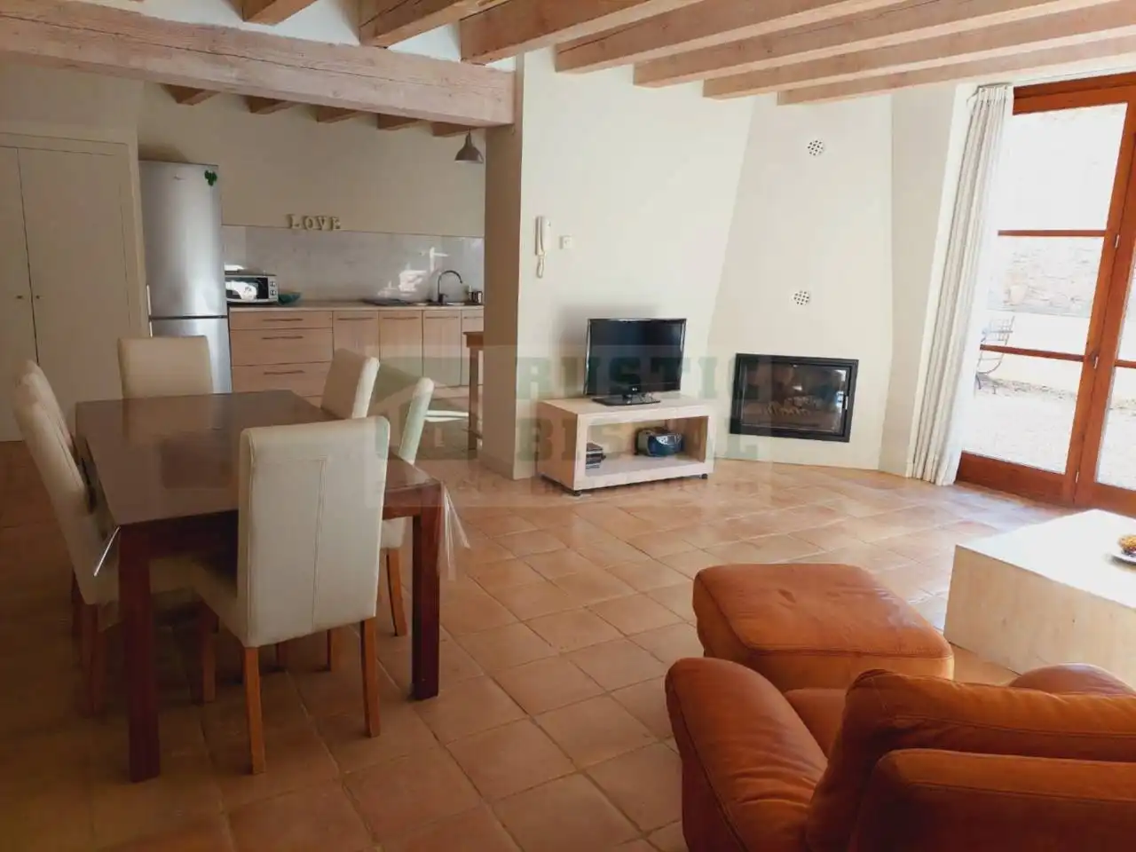 Living room of Country homes for rent in Fontanilles  with Air Conditioner, Heating and Private garden