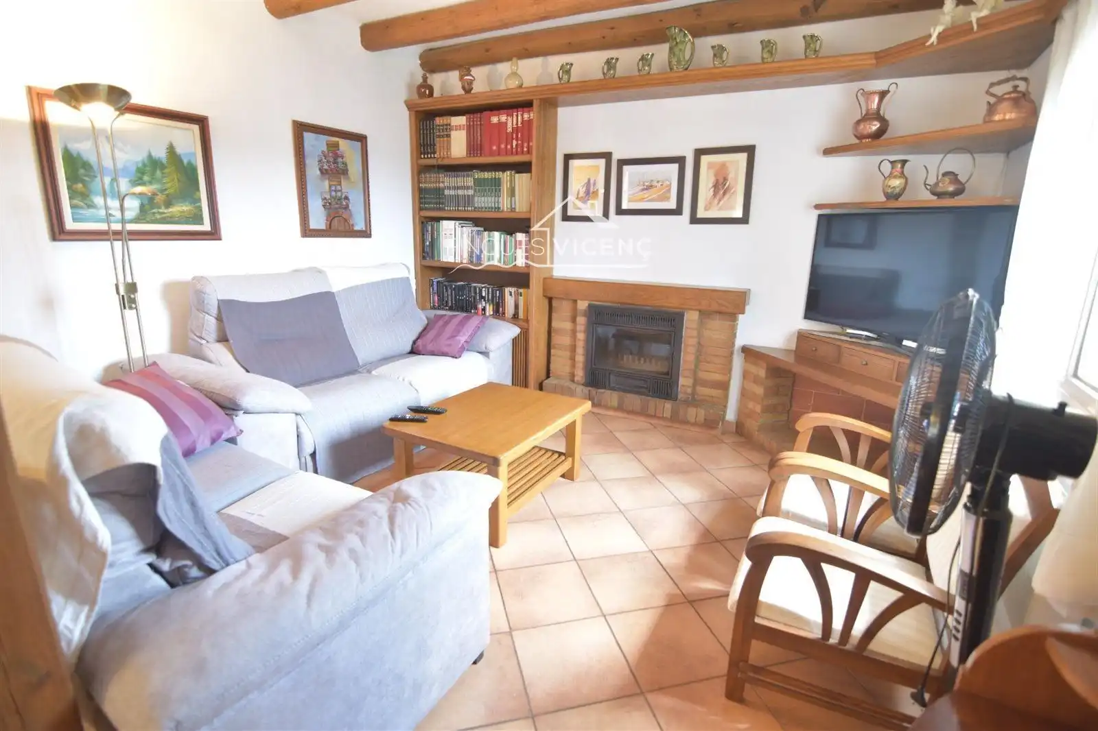 Sala de estar de Casa o chalet en venta en El Montmell con Terraza y Piscina