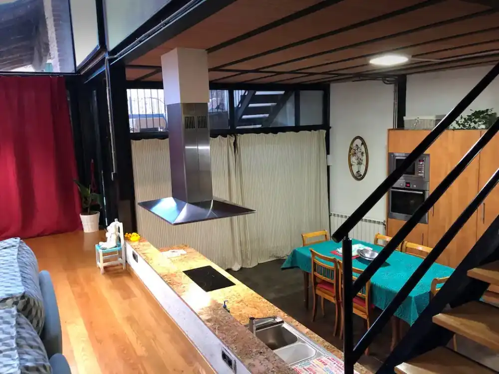 Cocina de Casa o chalet de alquiler en Alàs I Cerc con Jardín privado, Parquet y Terraza
