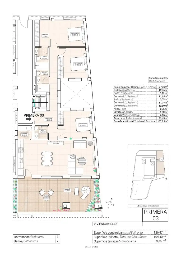 Apartment with terrace for sale in Hondón de las Nieves / El Fondó de les Neus, imagen 28