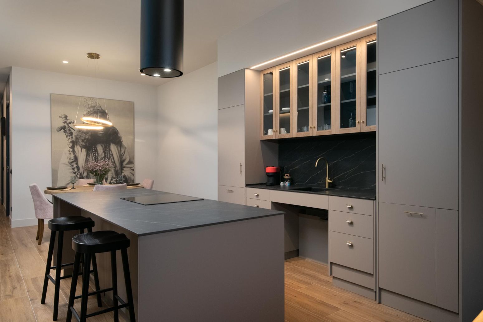 Kitchen of Flat to rent in Gijón   with Heating and Home automation