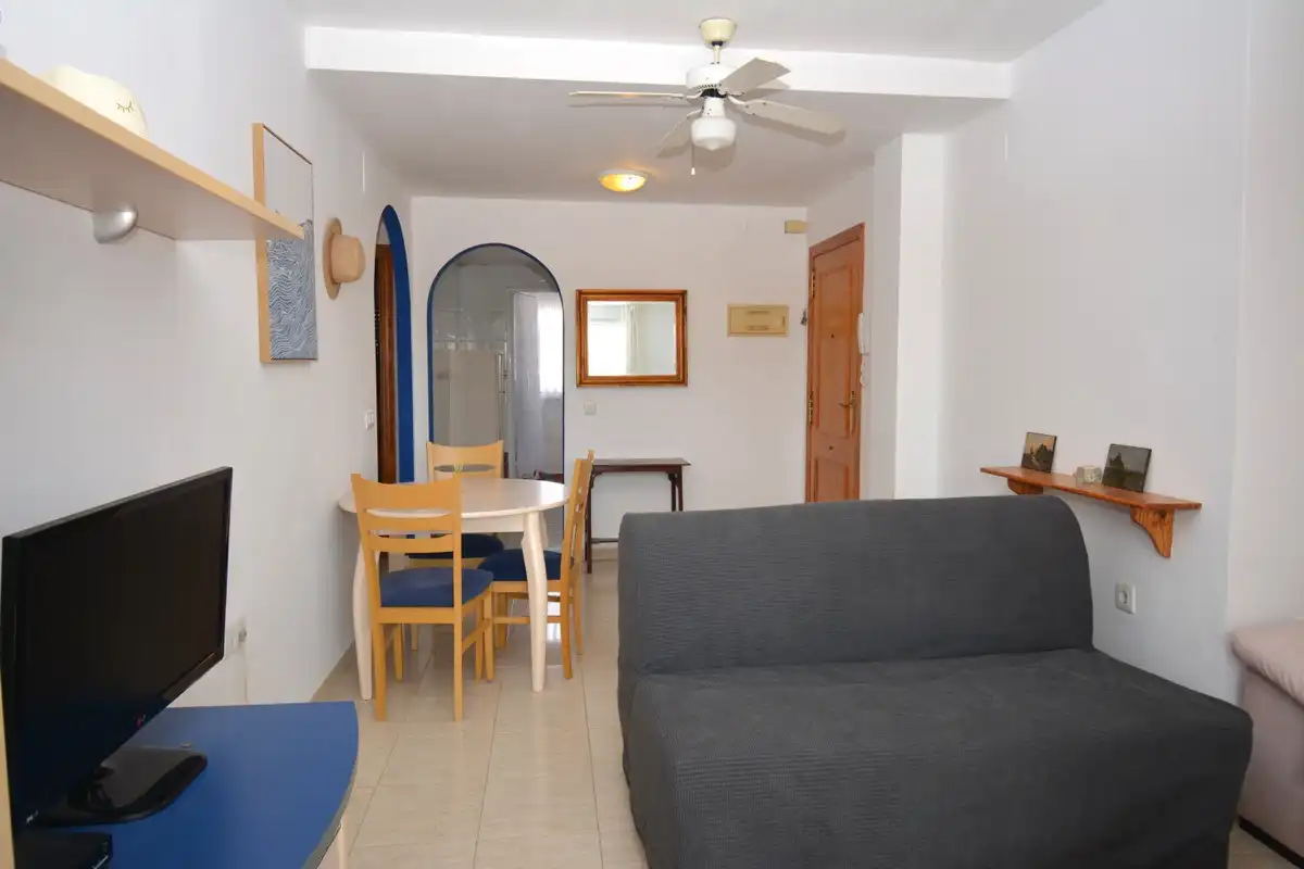 Sala d'estar de Apartament en venda en Dénia amb Terrassa, Forn i Alarma