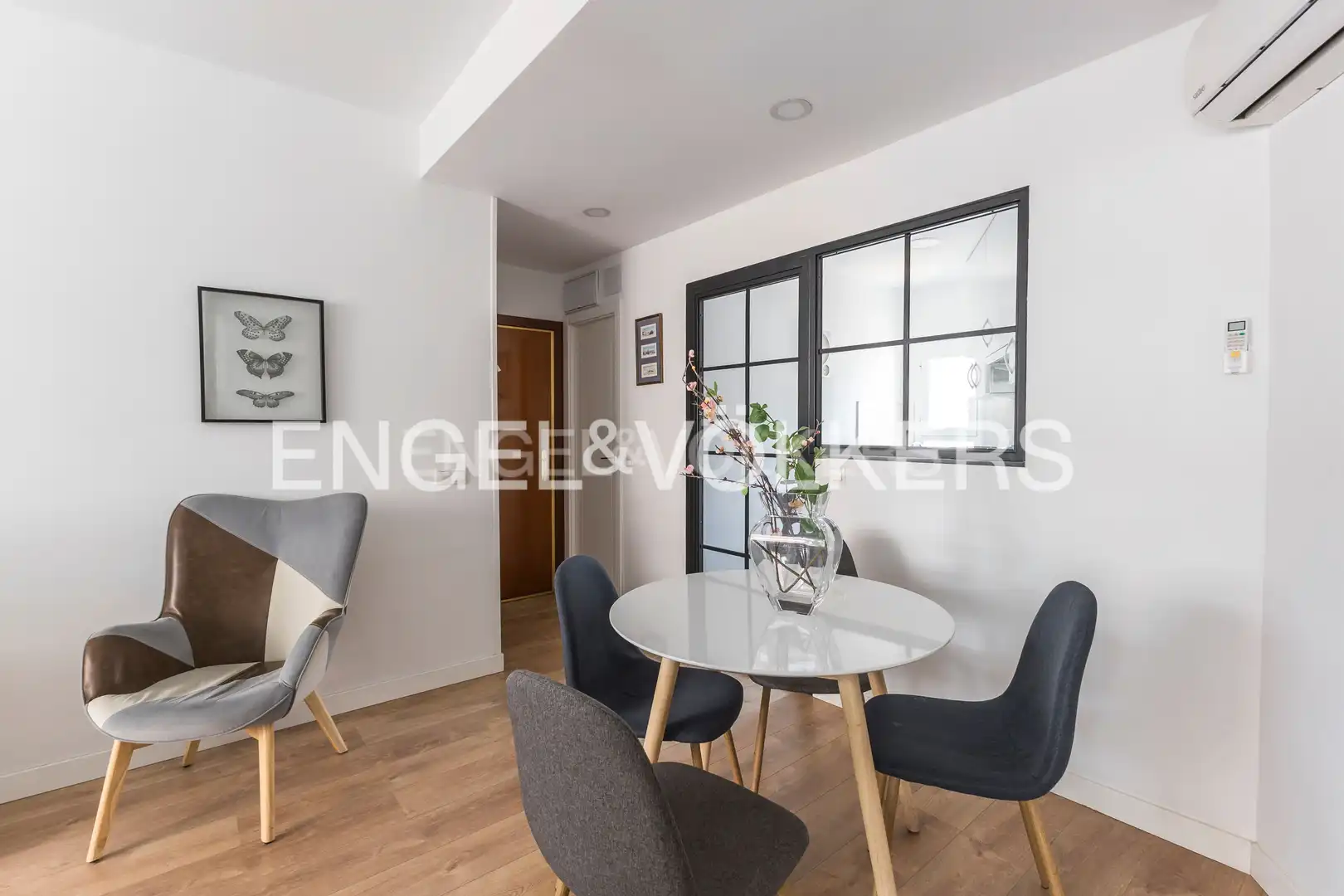 Dining room of Flat for rent in Madrid  with Air Conditioner, Heating and Furnished