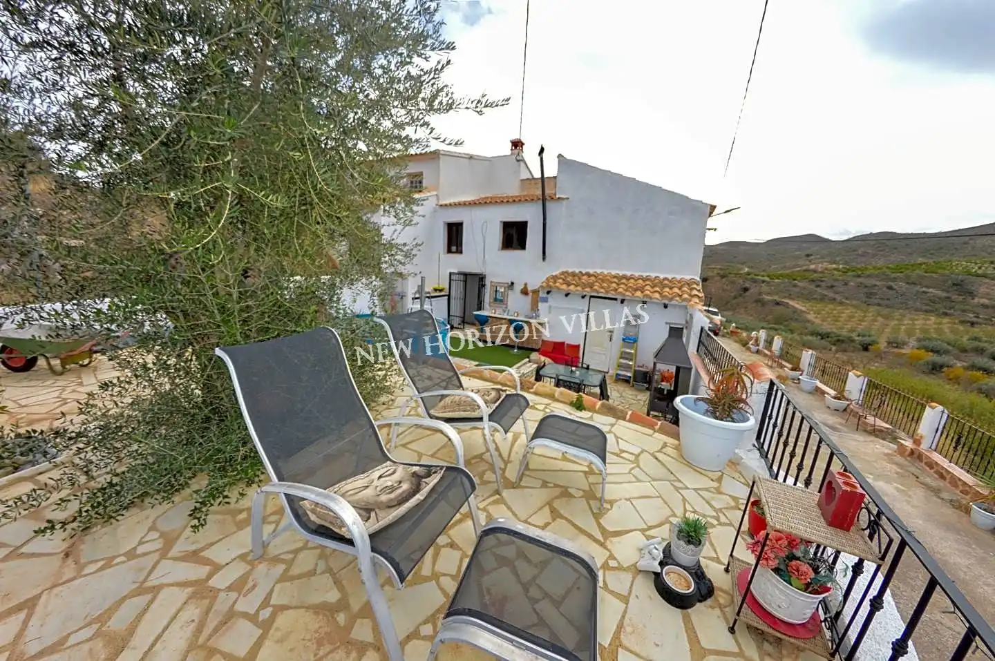 Vista exterior de Casa o chalet en venta en Cantoria con Jardín privado, Terraza y Trastero