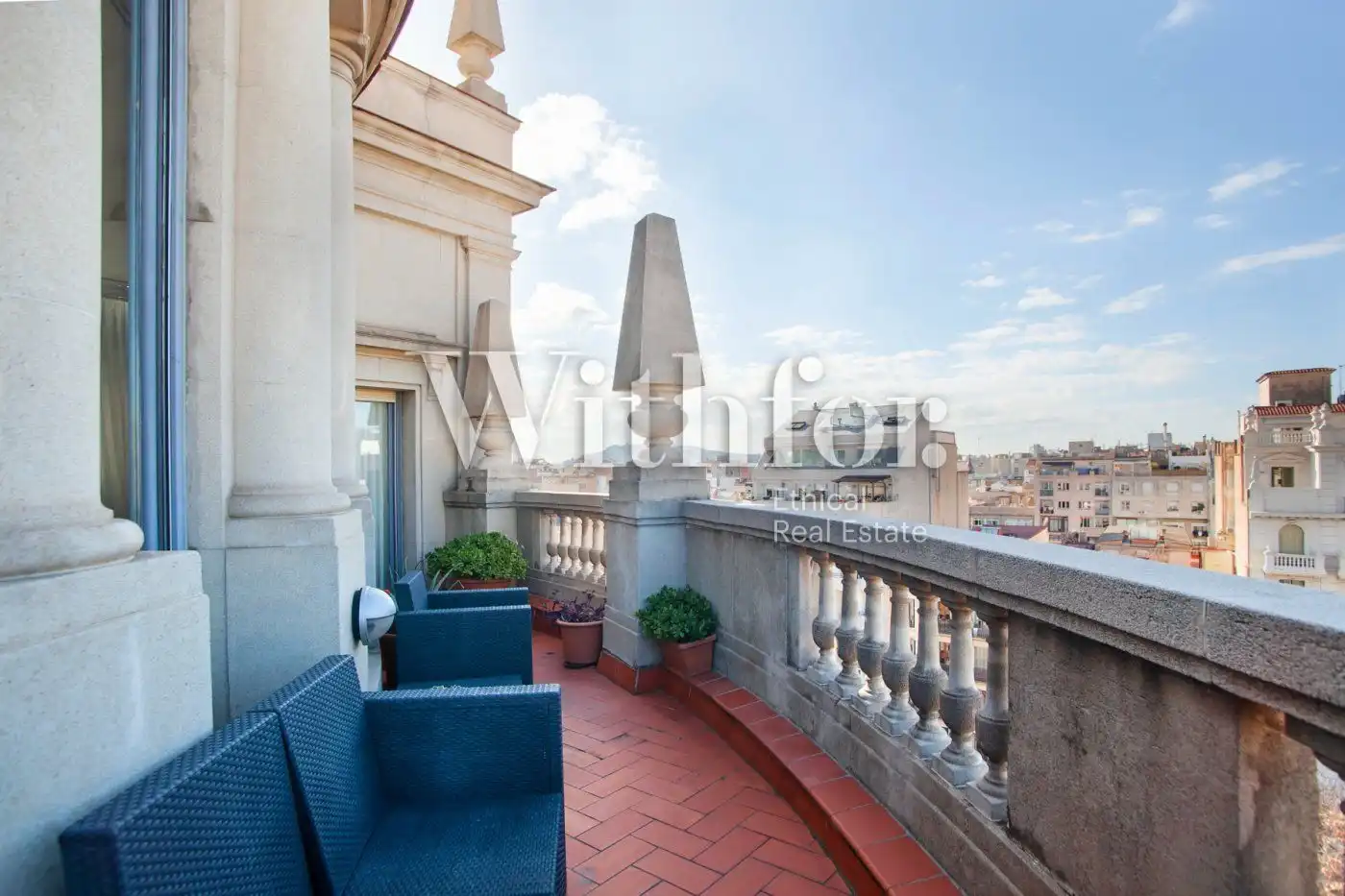 Terraza de Ático en venta en Barcelona con Aire acondicionado, Calefacción y Parquet