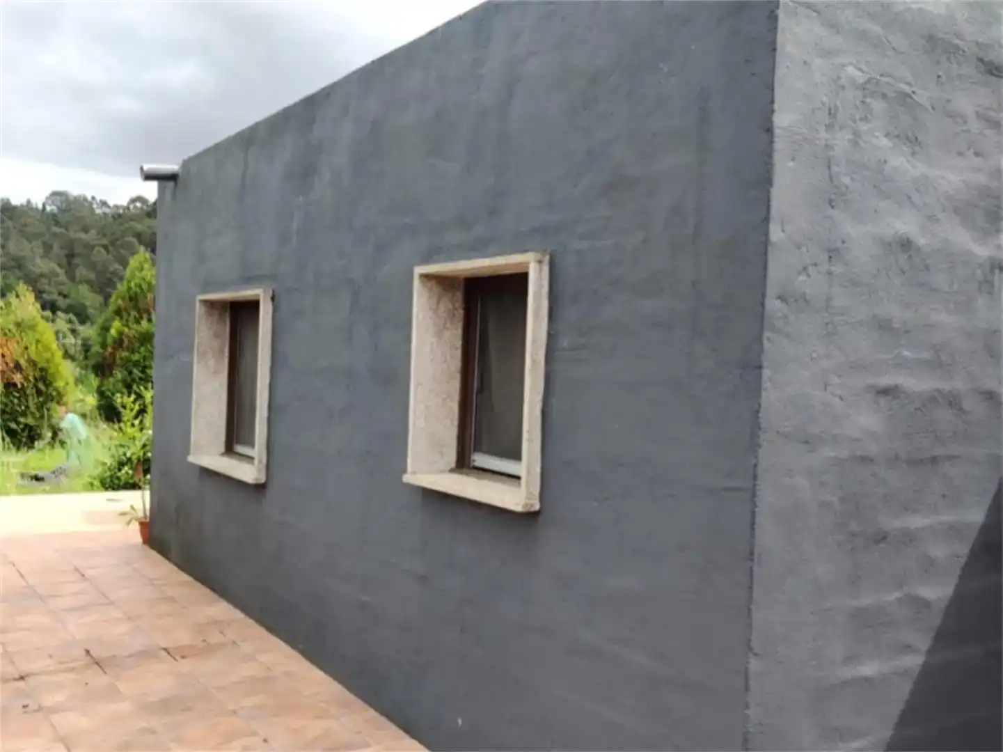 Vista exterior de Casa adosada en venda en Redondela amb Jardí privat