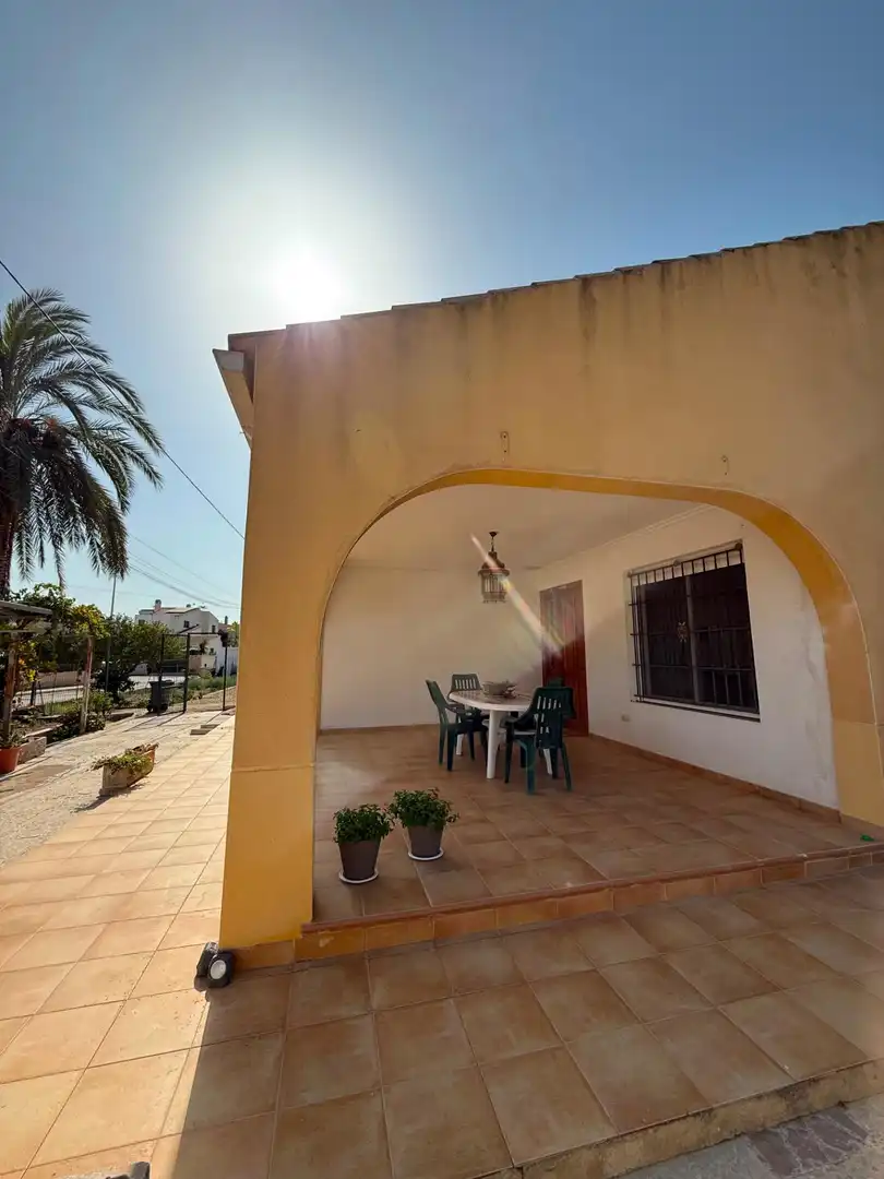 Terraza de Casa o chalet de alquiler en Elche / Elx con Aire acondicionado, Calefacción y Jardín privado