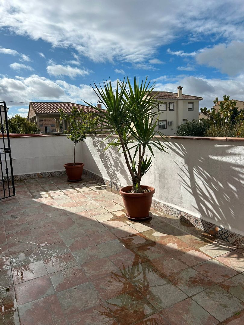 Terrace of Single-family semi-detached for sale in Vegas del Genil  with Air Conditioner, Heating and Terrace