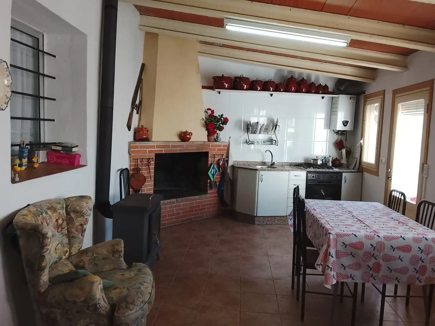 Kitchen of Houses for sale in Campillo de Altobuey  with Furnished