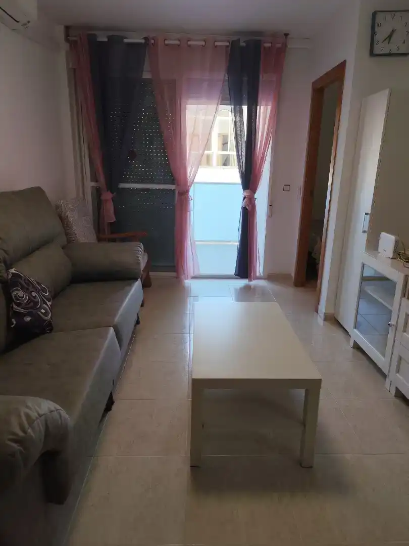 Sala de estar de Piso de alquiler en Benicarló con Aire acondicionado, Amueblado y Horno