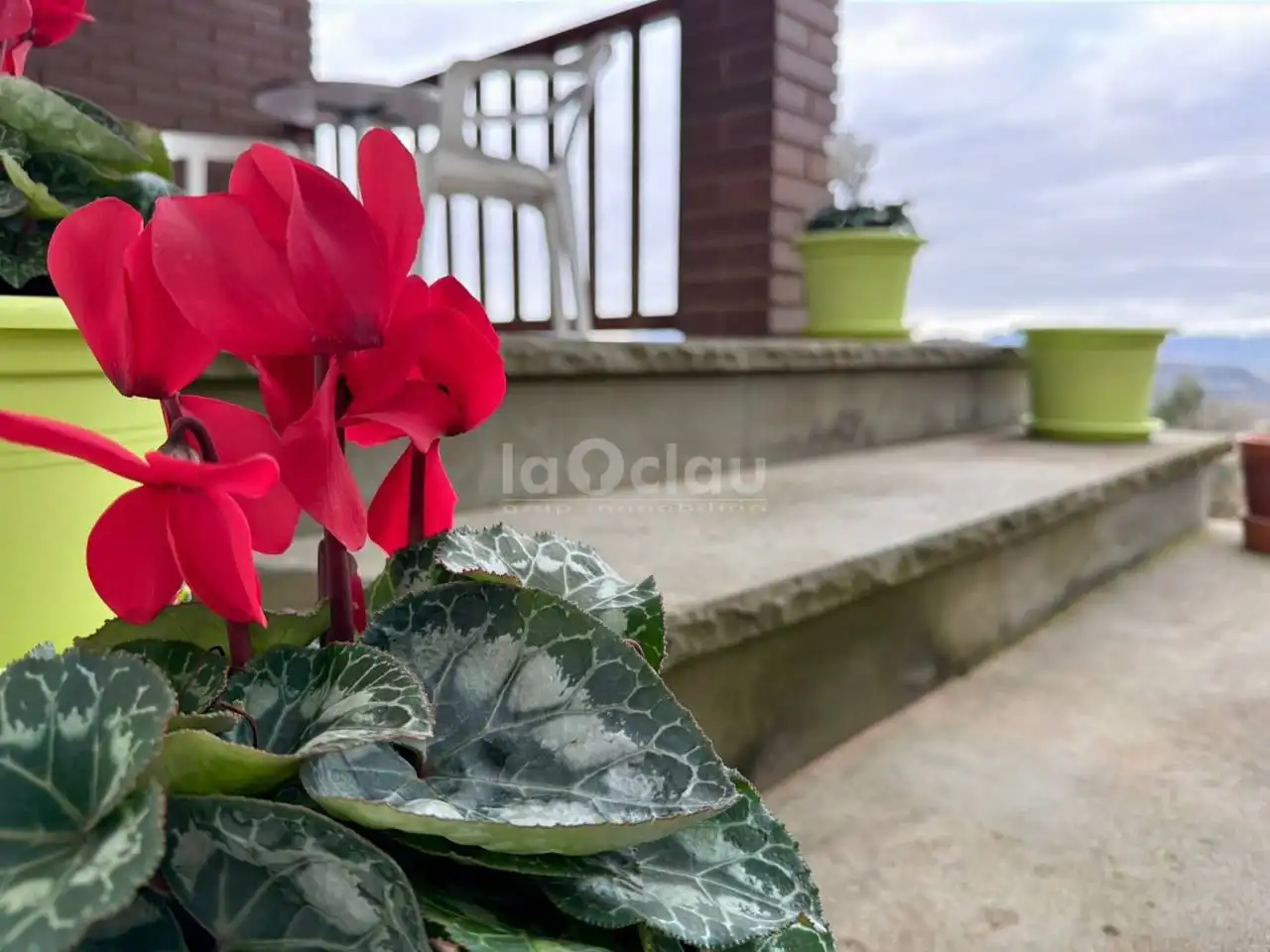 Terrassa de Casa o xalet en venda en Tavèrnoles amb Jardí privat i Terrassa