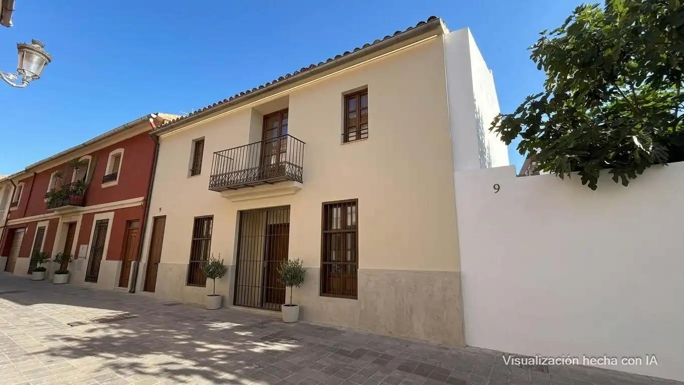 Vista exterior de Casa o xalet en venda en Valencia amb Jardí privat i Terrassa