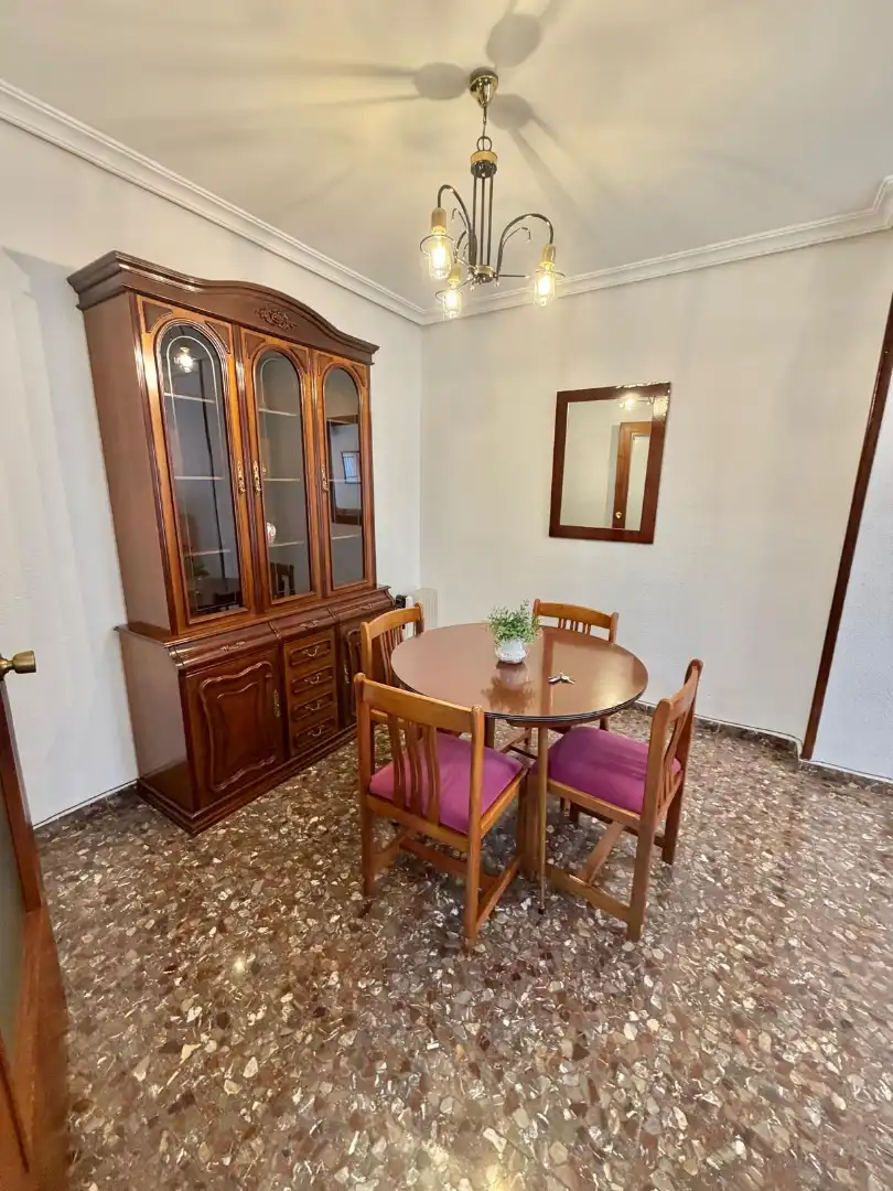 Dining room of Flat for rent in Jaén  with Air Conditioner, Terrace and Furnished