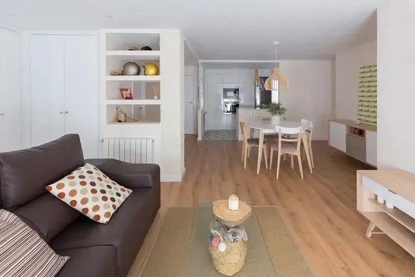 Living room of Flat for rent in Valencia  with Air Conditioner and Balcony
