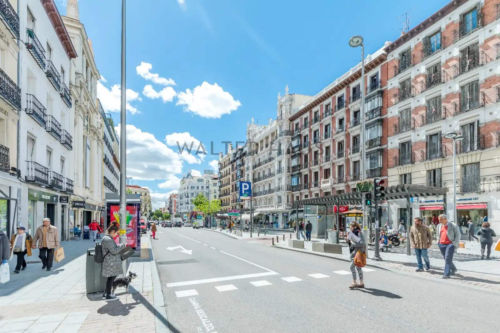 Vista exterior de Pis en venda en Madrid amb Aire condicionat, Moblat i Forn