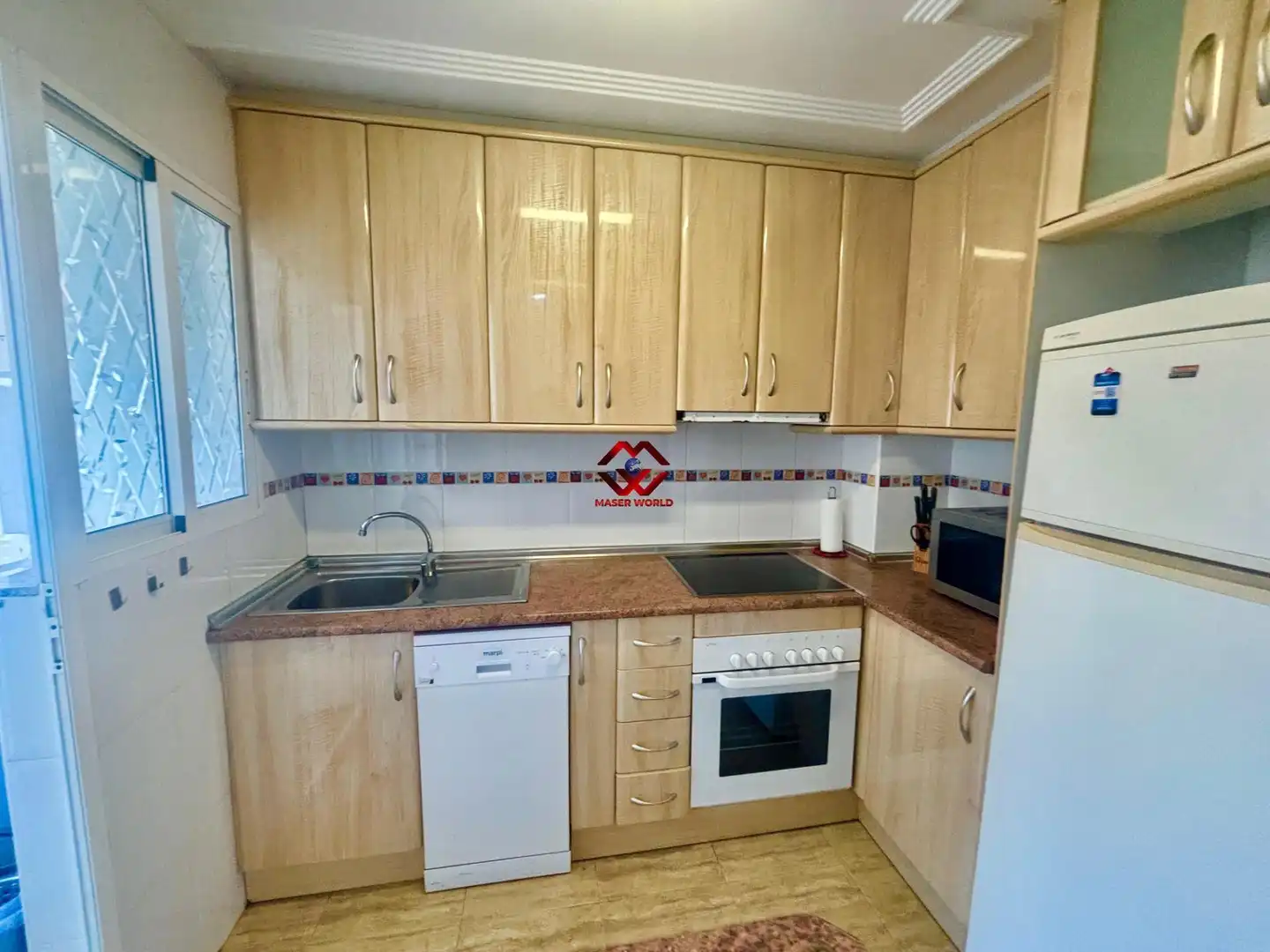 Cocina de Apartamento en venta en San Javier con Aire acondicionado, Calefacción y Trastero