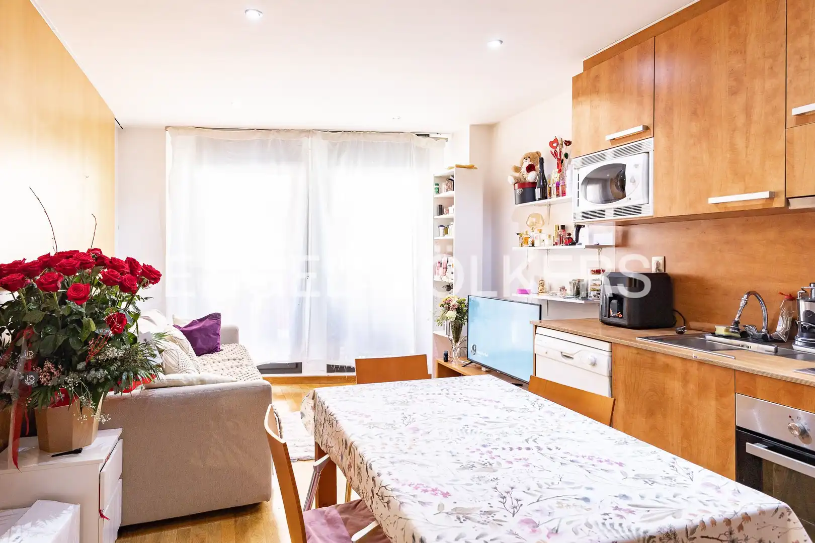 Sala de estar de Piso en venta en Matadepera con Aire acondicionado, Calefacción y Parquet