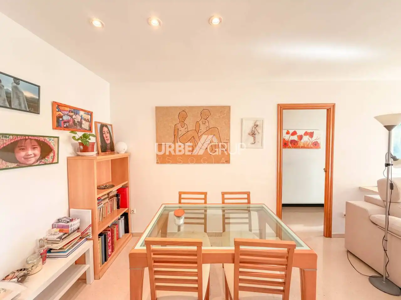 Exterior view of Flat for sale in Terrassa  with Heating, Terrace and Furnished