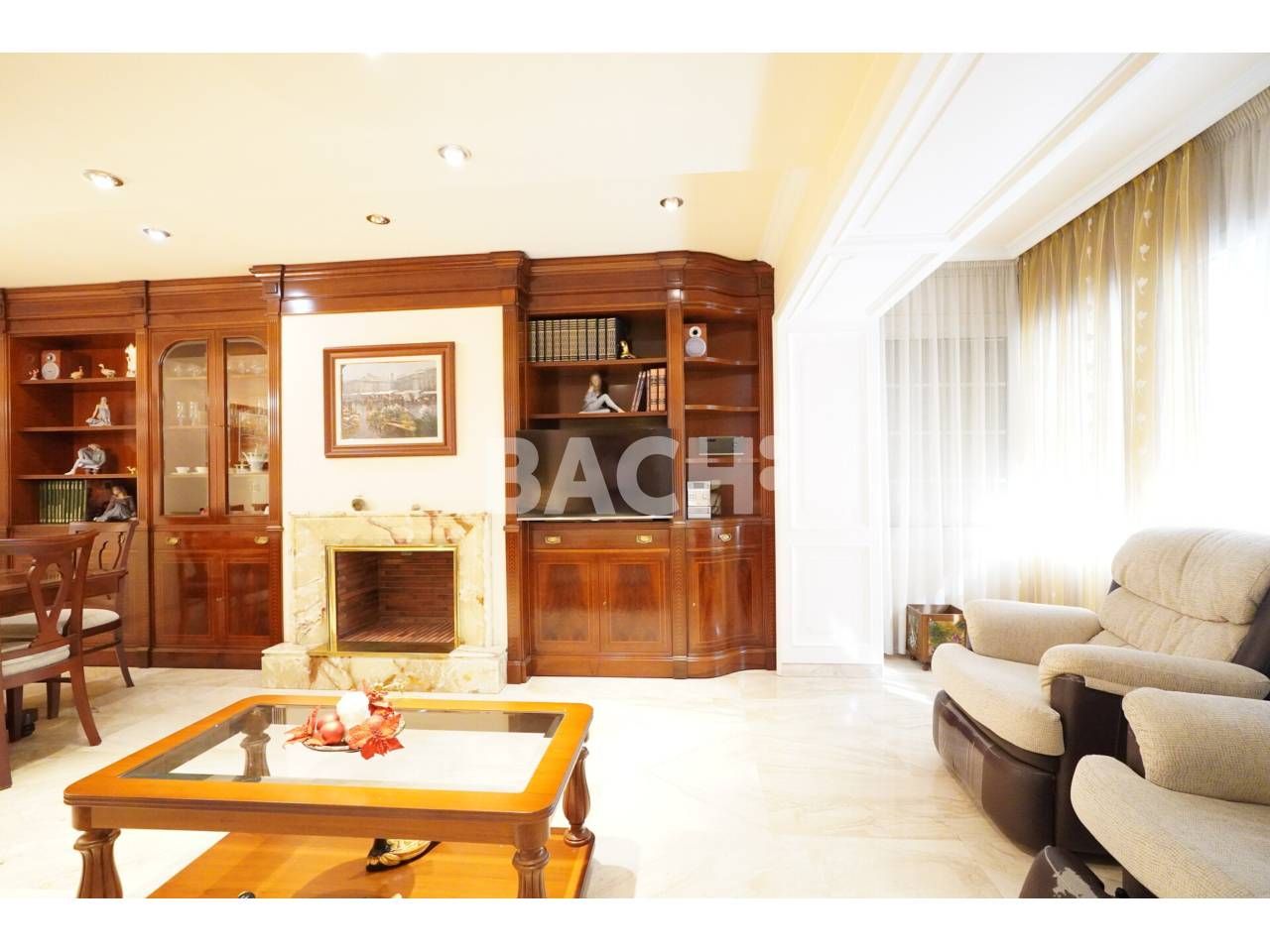 Living room of Flat for sale in Vic  with Furnished and Balcony