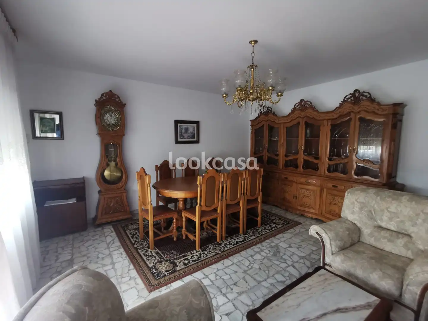 Sala de estar de Casa o chalet en venta en Meaño con Jardín privado, Terraza y Trastero