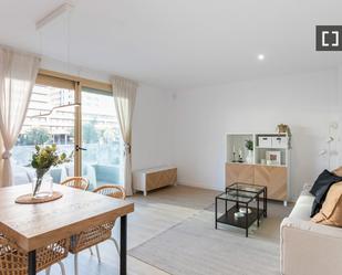 Living room of Flat to rent in Badalona  with Air Conditioner, Heating and Furnished