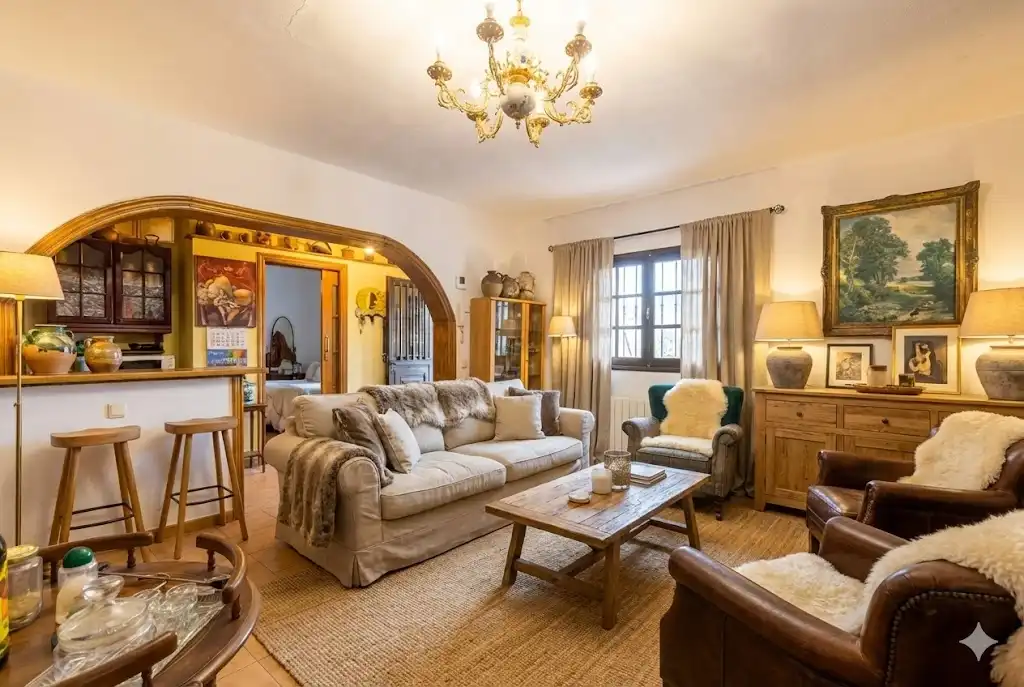 Living room of Country homes for sale in San Cristóbal de la Laguna  with Heating, Private garden and Terrace