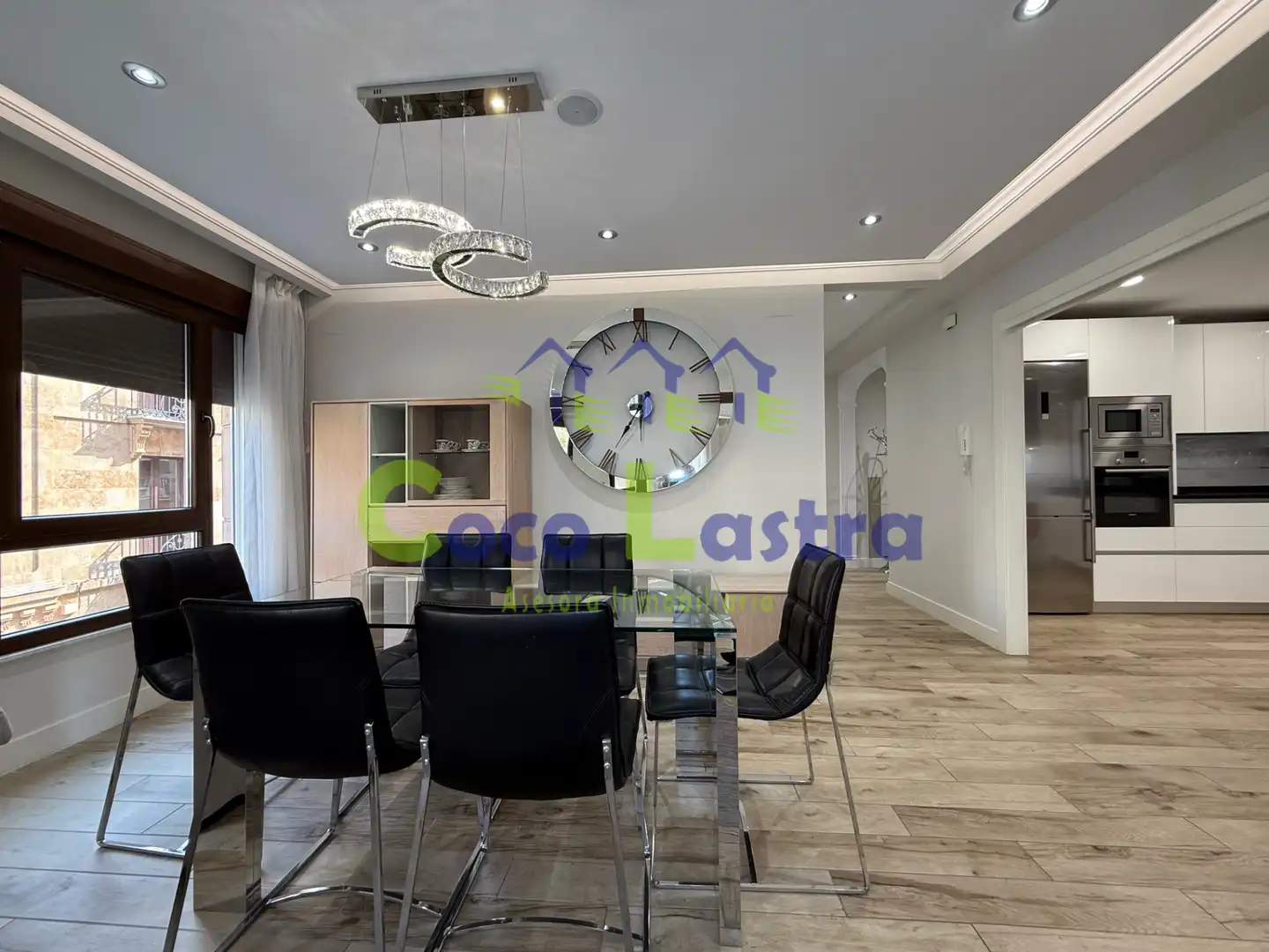 Dining room of Flat for rent in Salamanca  with Heating, Furnished and Oven