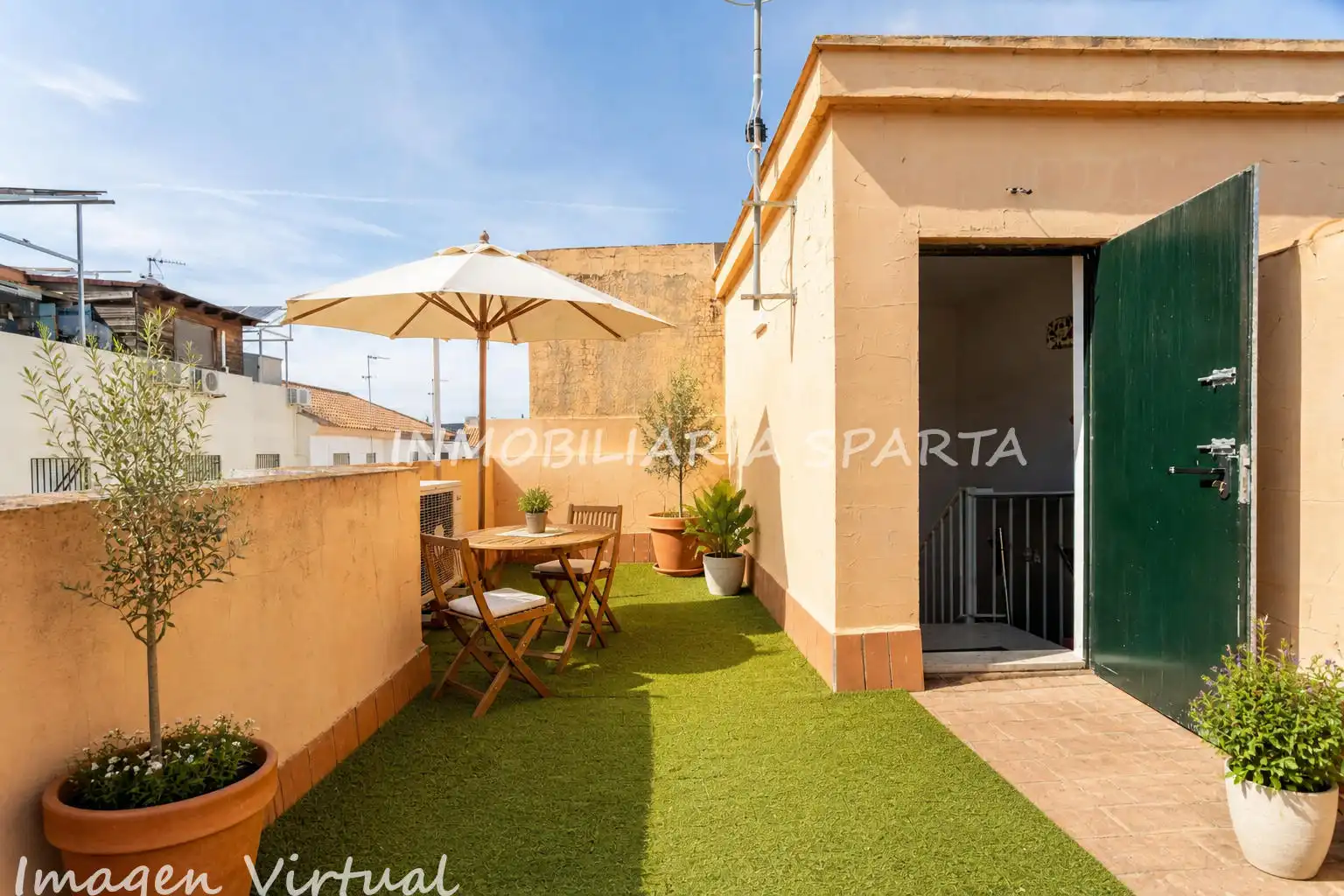 Terrace of Detached homes for sale in Bollullos de la Mitación  with Air Conditioner, Terrace and Oven