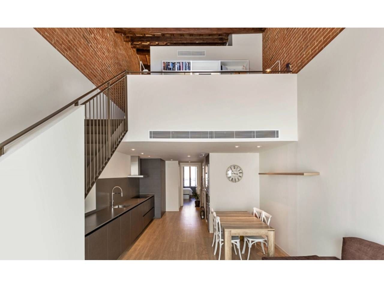 Kitchen of Duplex to rent in Terrassa  with Air Conditioner, Heating and Parquet flooring