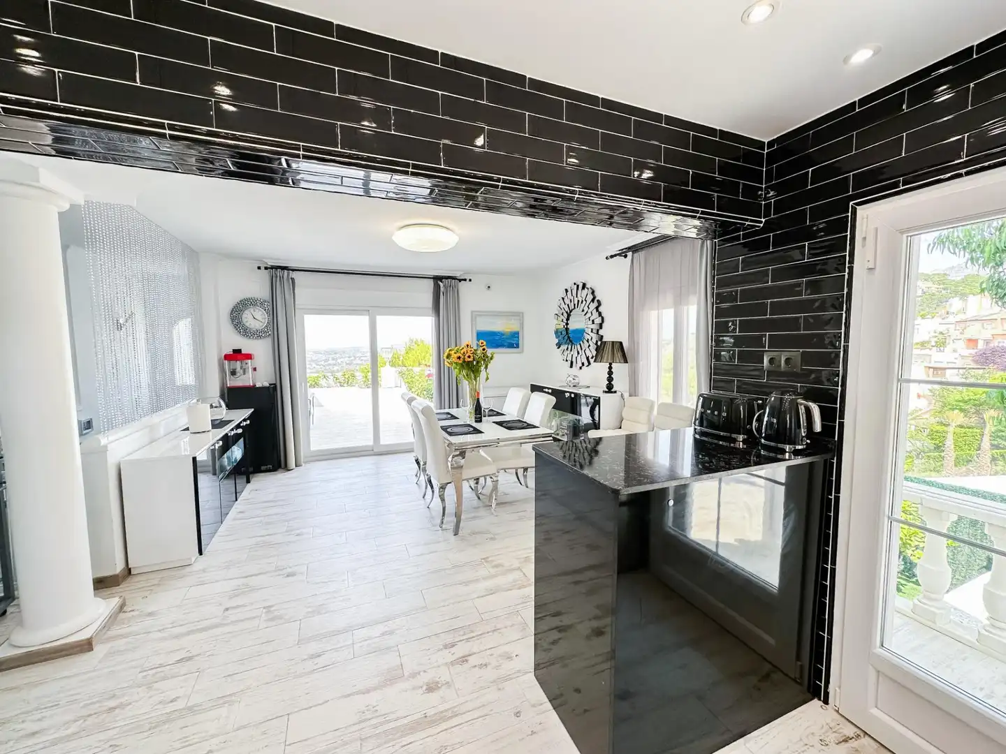 Cocina de Casa o chalet en venta en Altea con Aire acondicionado, Jardín privado y Terraza