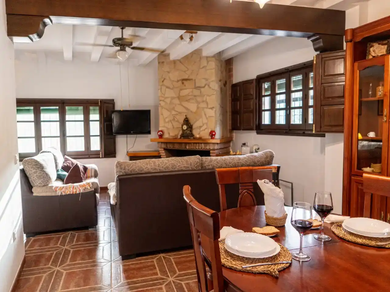 Living room of Houses for rent in Iznájar  with Private garden, Storage room and Swimming Pool