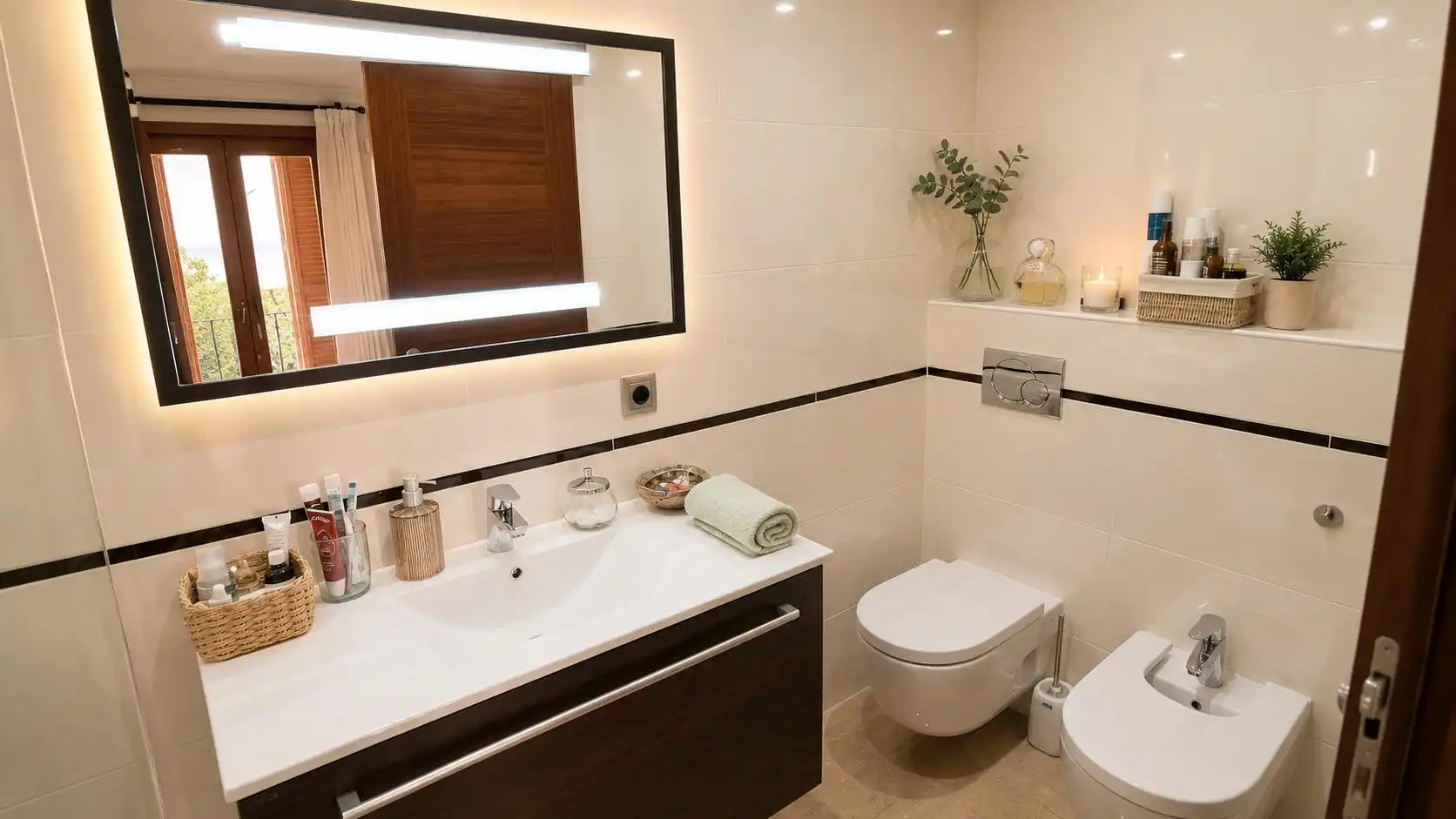 Bathroom of Houses for sale in  Palma de Mallorca  with Air Conditioner, Heating and Terrace