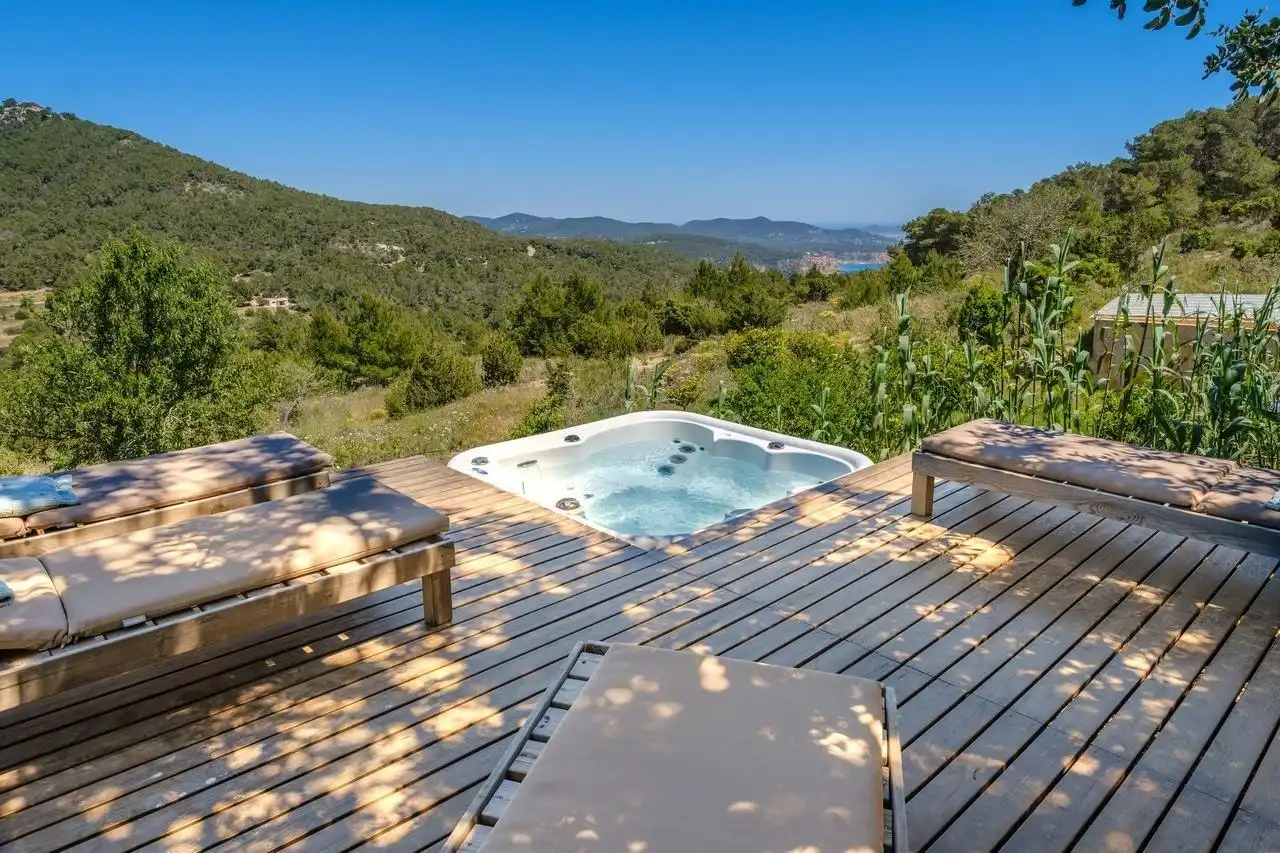 Terraza de Casa o chalet de alquiler en Sant Josep de sa Talaia con Jardín privado, Terraza y Amueblado