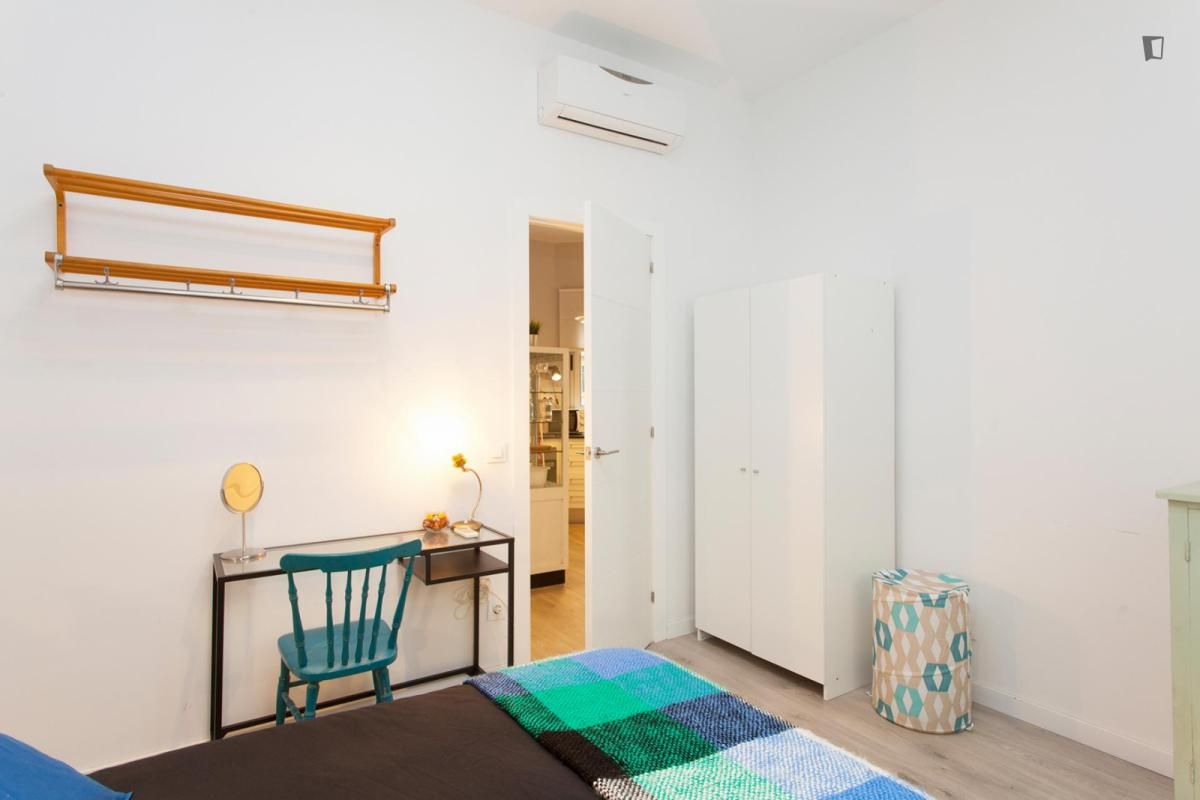 Bedroom of Apartment to rent in  Barcelona Capital  with Air Conditioner, Heating and Furnished