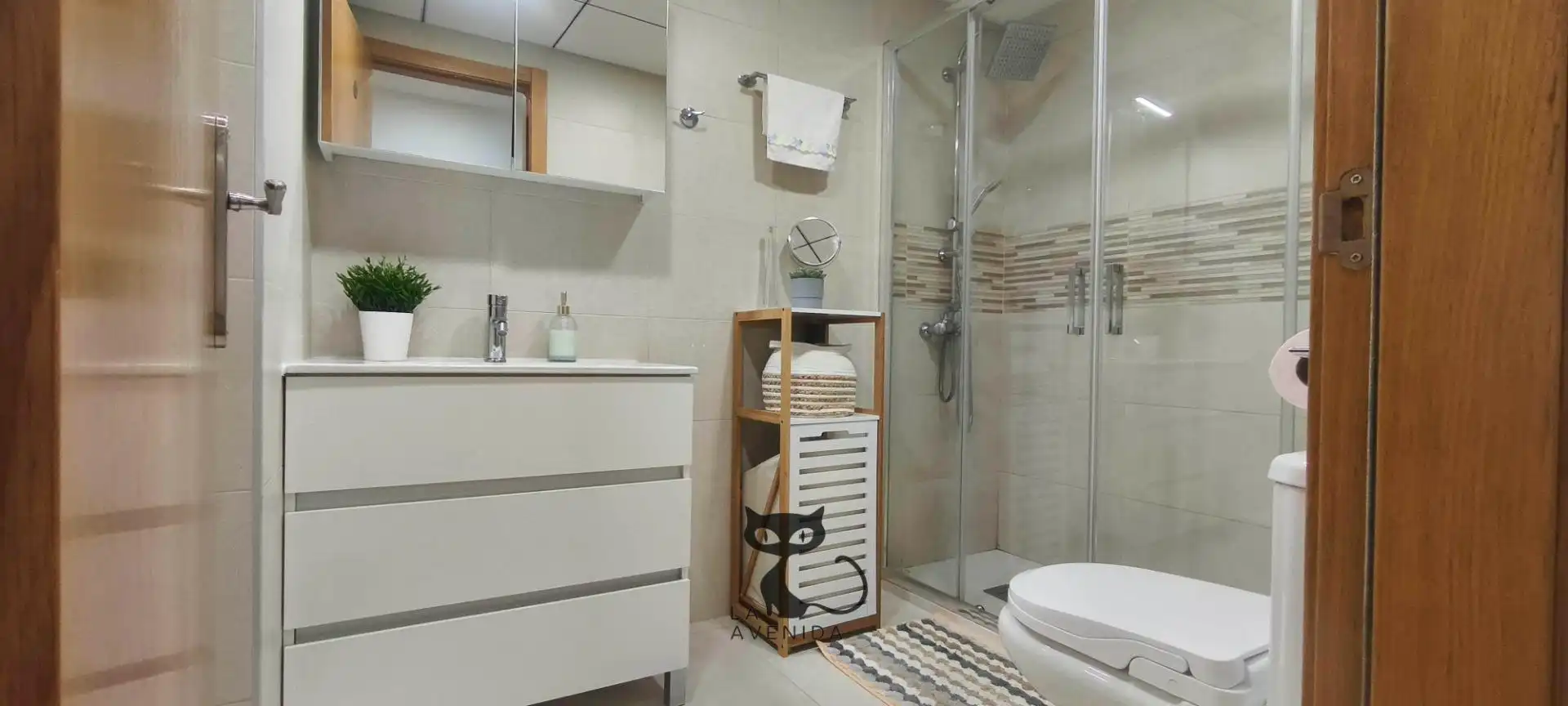 Baño de Apartamento en venta en Alfafar con Aire acondicionado