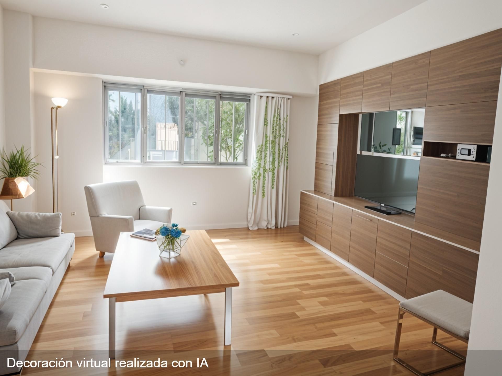 Living room of Planta baja for sale in  Madrid Capital  with Heating