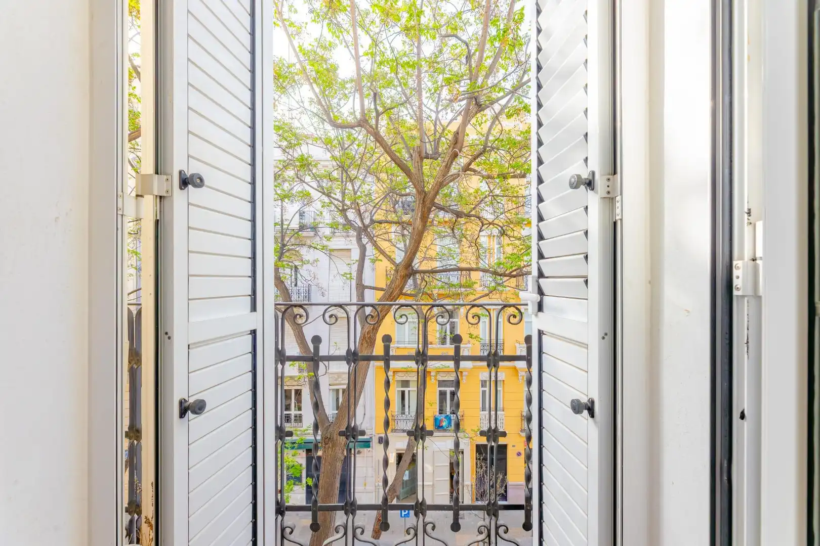 Terraza de Piso de alquiler en Valencia con Aire acondicionado, Calefacción y Amueblado