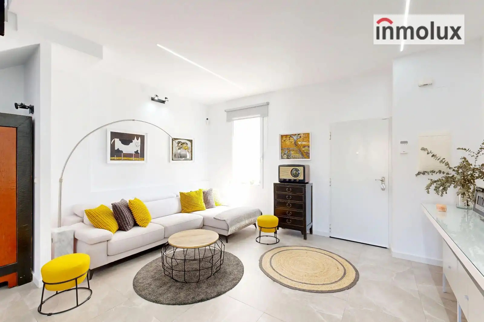Sala de estar de Casa adosada en venta en Alicante / Alacant con Aire acondicionado, Calefacción y Terraza
