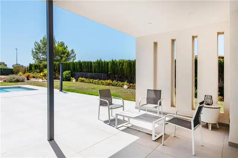 Terrassa de Casa o xalet en venda en Marratxí amb Aire condicionat, Jardí privat i Parquet
