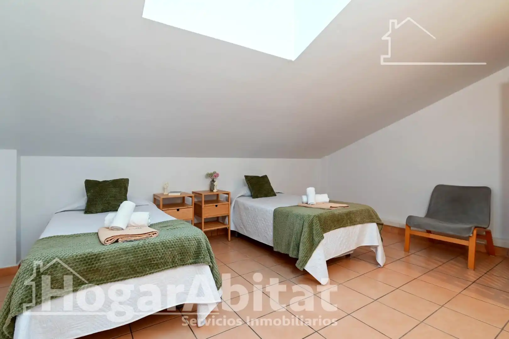 Bedroom of Flat for sale in Els Poblets  with Air Conditioner and Furnished
