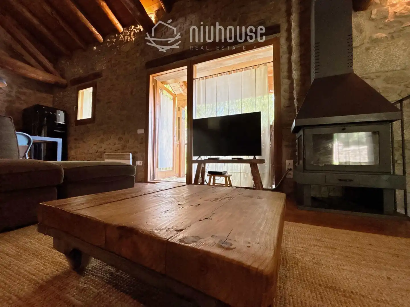 Sala de estar de Casa adosada en venta en Dorres